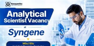Analytical Scientist Job at Syngene | Apply Now