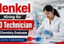 Henkel Chemistry Jobs | PD Technician Vacancy in Pune Chemistry Jobs at Henkel for PD Technician role in Pune for Polymer Science and Organic Chemistry candidates
