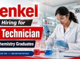 Chemistry Jobs at Henkel for PD Technician role in Pune for Polymer Science and Organic Chemistry candidates