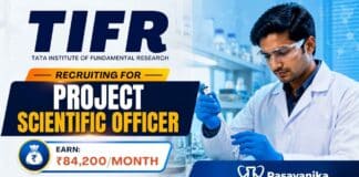 TIFR Scientific Officer Recruitment 2026 | Govt Research Jobs for Chemistry & Life Sciences | Apply Online