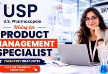 Specialist Job at USP Careers in Hyderabad for experienced professionals seeking Chemistry Jobs in pharmaceutical product management