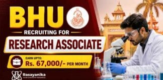 Research Associate Jobs at BHU | Earn upto: Rs. 67,000/- per month Research Associate Jobs at BHU Recruitment | Chemistry Research Jobs under CSIR Scheme