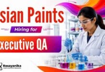 Quality Assurance Jobs at Asian Paints | Chemical Engineering Candidates Apply Now Quality Assurance Jobs at Asian Paints | Chemistry Jobs in Quality Assurance and Laboratory Operations