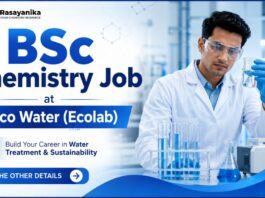 BSc Chemistry Job at Ecolab | Apply Now