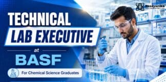 BASF Hiring Technical Lab Executive | Chemical Sciences Jobs MSc Chemistry Job at BASF | Technical Service Lab Executive