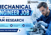 Lam Research Hiring Chemical Engineering Graduates | Mechanical Engineer Role Chemical Engineering Job at Lam Research | Mechanical Engineer