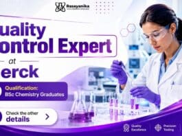 Quality Control Expert Jobs at Merck | BSc Chemistry Job