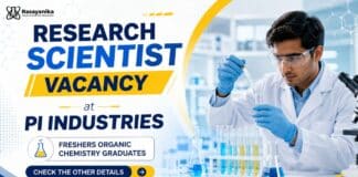 Exciting Freshers Job at PI Industries for Chemistry Graduates | Scientist Vacancy Research Scientist Jobs at PI Industries | Freshers Chemistry Job