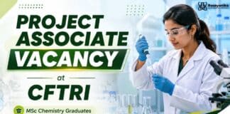 MSc Chemistry Job at CSIR CFTRI | Project Associate Role