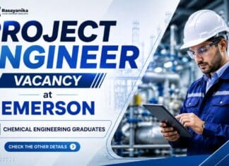 Emerson Hiring Chemical Engineering Graduates | Project Engineer Role Chemical Engineering Job at Emerson | Project Engineer Role