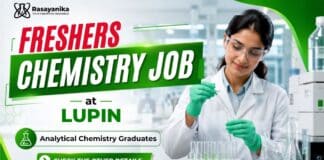MSc Chemistry Freshers Jobs at  Lupin | Research Associate Role