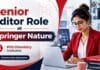 Springer Nature Senior Editor Job | Chemistry Job