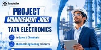 Chemical Engineering Jobs at Tata Electronics | PMO Gases & Chemicals  