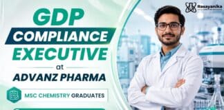 MSc Chemistry Job at Advanz Pharma | GDP Compliance Executive Job 