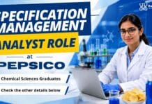 PepsiCo Hiring Chemical Sciences Graduates | Apply Now BSc Chemistry Job at PepsiCo | Specification Management Analyst