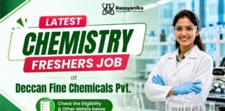 Chemistry Freshers Job at Deccan Fine Chemicals | Walk-in Interview 