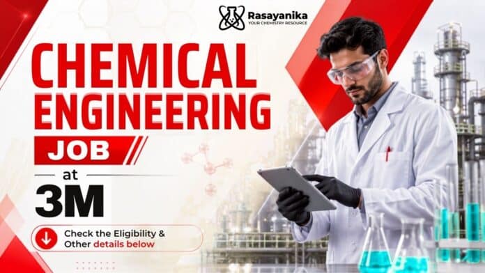 Chemical Engineering Job at 3M | Apply Now Chemical Engineering Job at 3M | Apply Now