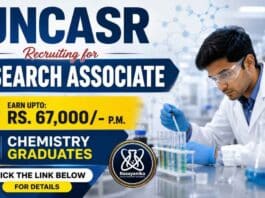 Research Associate Jobs at JNCASR for Chemistry candidates pursuing a Chemistry Research Career in materials science