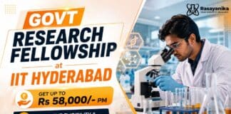 Govt Research Fellowship at IIT Hyderabad | Apply Now