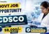 CDSCO Recruitment notification for Govt Chemistry Jobs at National Tobacco Testing Laboratory Mumbai