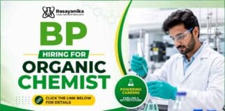 Organic Chemist Jobs at BP Careers in Bengaluru for Chemistry professionals