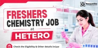 Freshers Chemistry Job at Hetero | Quality Control Jobs in Hyderabad Freshers Chemistry Job at Hetero | Quality Control Jobs in Hyderabad
