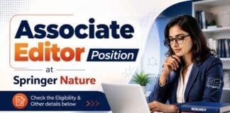 PhD Chemistry Job at Springer Nature | Associate Editor Position