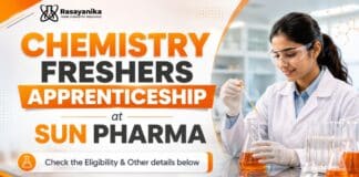 Freshers Apprenticeship at Sun Pharma | Chemistry Graduates Apply Now Ā Sun Pharma Freshers Apprenticeship | Chemistry Graduates Apply