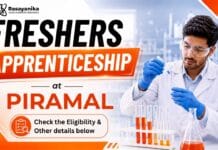 Piramal Apprenticeship Opportunity for Freshers in Chemistry