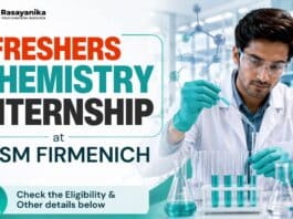 Freshers Chemistry Internship at DSM Firmenich | Intern Trainee Jobs