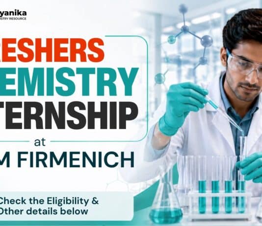 Freshers Chemistry Internship at DSM Firmenich | Intern Trainee Jobs