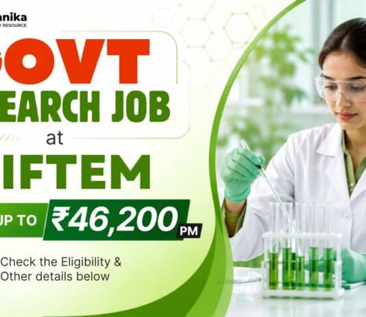 NIFTEM Recruitment: Chemistry Research Fellowship | Apply Now
