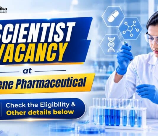MSc Chemistry Job at Aurigene | Scientist Role Vacancy