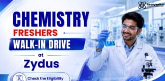 Freshers Chemistry Job at Zydus | Attend the Walk-In Interview BSc Freshers Chemistry Job at Zydus | Attend the Walk-In