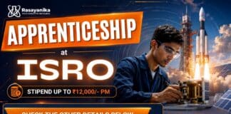ISRO Apprenticeship for Chemical Engineering Graduates | Get up to 12,300/ pm Graduate Apprentice Jobs at ISRO - Chemical Apprenticeship Opportunities