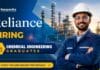 Chemical Engineering Jobs at Reliance | Site Shift Officer Vacancy Chemical Engineering Jobs | Reliance Careers hiring Site Shift Officer for its Manufacturing facility in Indore.