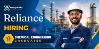 Chemical Engineering Jobs at Reliance | Site Shift Officer Vacancy Chemical Engineering Jobs | Reliance Careers hiring Site Shift Officer for its Manufacturing facility in Indore.