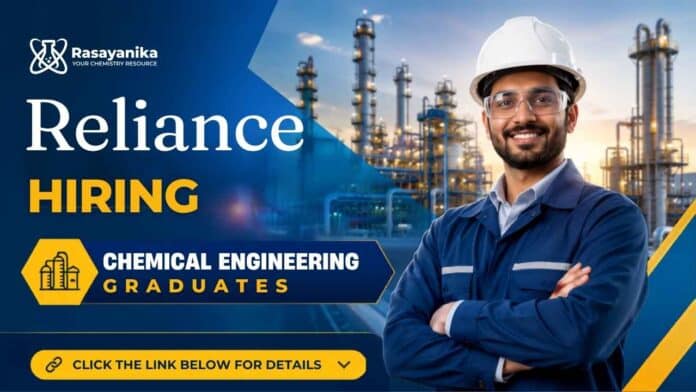 Chemical Engineering Jobs | Reliance Careers hiring Site Shift Officer for its Manufacturing facility in Indore. Chemical Engineering Jobs | Reliance Careers hiring Site Shift Officer for its Manufacturing facility in Indore.