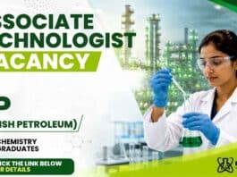 Associate Technologist | bp Careers announces Chemistry Jobs in Bengaluru for Chemistry graduates.