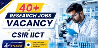 CSIR-IICT Recruitment 2026 | Govt Research Jobs for Chemistry