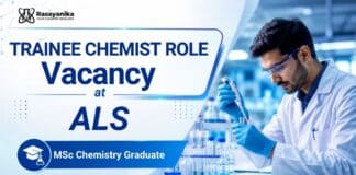MSc Chemistry Job at  ALS | Trainee Chemist Role