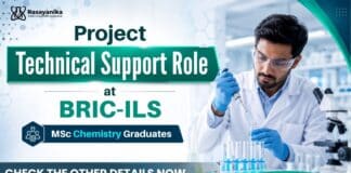 MSc Chemistry Job at BRIC-ILS | Project Technical Support Roles