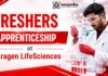 Chemistry Freshers Job at Aragen | Freshers apprenticeship Role