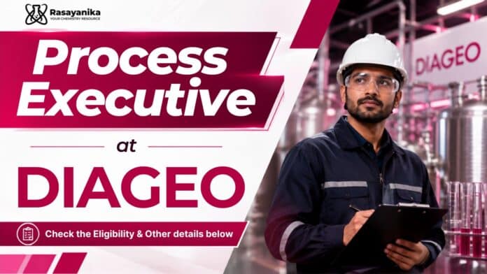 Chemical Engineering Job at Diageo | Process Executive Jobs 