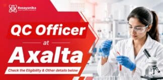 BSc Chemistry Jobs at Axalta | QC Officer Role