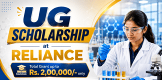 Reliance Scholarship 2026: UG Eligibility & Apply