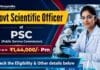 ₹1.4 L /- pm Govt Scientific Officer Job at Public Service Commission | Apply Now Government Chemistry Job at PSU | Senior Scientific Officer Role