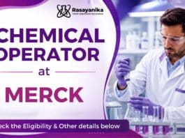 BSc Chemistry Job at Merck | Apply for Operator Jobs