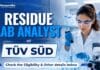 MSc Chemistry Job at TÜV SÜD | Residue Lab Analyst Jobs