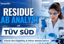 MSc Chemistry Job at TÜV SÜD | Apply for Residue Analyst Roles MSc Chemistry Job at TÜV SÜD | Residue Lab Analyst Jobs
